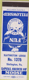 Matchbook Cover - Matchbook Cover Moose Lodge Stlatington PA