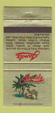 Matchbook Cover - Jamil's Lebanese Restaurant Oklahoma City OK Dallas 30 Strike