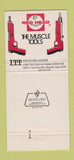 Matchbook Cover Red Head Electric Fasteners Muscle Tools Milwaukie OR 30 Strike