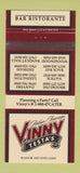 Matchbook Cover - Vinny Testa's Italian Dedham Danvers Brookline MA 30 Strike