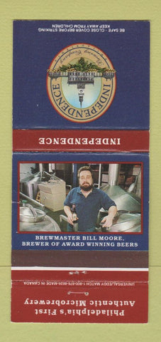 Matchbook Cover - Independence Micro Beer Philadelphia PA WORN 30 Strike