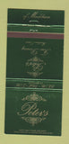 Matchbook Cover - Peter's Markham ON restaurant 30 Strike