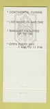 Matchbook Cover - Valentino's Restaurant Charlotte NC 30 Strike