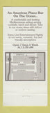 Matchbook Cover - Casablanca Cafe 30 Strike