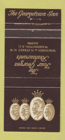 Matchbook Cover - The Four Georges Georgetown Inn Washington DC 30 Strike