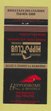 Matchbook Cover - Hippo Club Hippodrome Montreal QC 30 Strike
