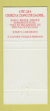 Matchbook Cover - Hippo Club Hippodrome Montreal QC 30 Strike