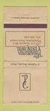 Matchbook Cover - Philadelphia Centre Hotel PA 30 Strike