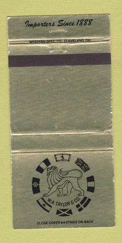Matchbook Cover - WA Taylor Importers 30 Strike