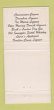 Matchbook Cover - WA Taylor Importers 30 Strike