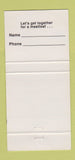 Matchbook Cover - Max's Diner San Ramon San Francisco CA 30 Strike