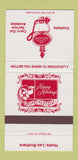 Matchbook Cover - Les Brothers Restaurant Christmas 30 Strike