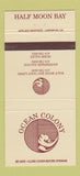 Matchbook Cover - Ocean Colony Half Moon Bay CA 30 Strike