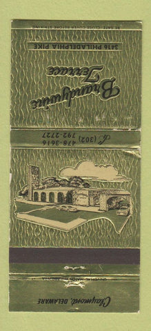 Matchbook Cover - Brandywine Terrace Claymont DE 30 Strike