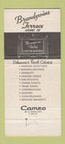 Matchbook Cover - Brandywine Terrace Claymont DE 30 Strike