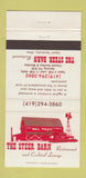 Matchbook Cover - Steer Barn Restaurant Upper Sandusky OH 30 Strike