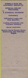 Matchbook Cover - Matchbook Cover Moose Lodge Muskegon MI
