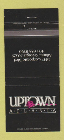 Matchbook Cover - Uptown Atlanta GA 30 Strike