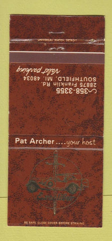 Matchbook Cover - Excalibur Southfield MI 30 Strike