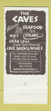 Matchbook Cover - The Caves Fort Lauderdale FL 30 Strike