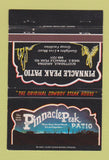 Matchbook Cover - Pinnacle Peake Patio Scottsdale AZ 40 Strike