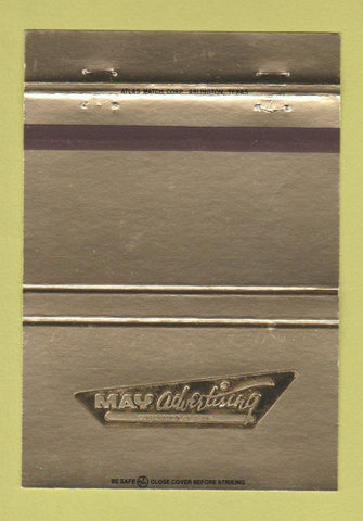 Matchbook Cover - May Advertising Corp Fort Worth TX 40 Strike