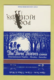 Matchbook Cover - Poor Richard's Three Thieves Springfield VA 40 Strike