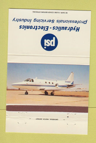 Matchbook Cover - PSI Hydraulics Electronics Livonia MI 40 Strike