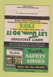 Matchbook Cover - Thom McAn Safety Shoes New York City 40 Strike