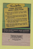 Matchbook Cover - Thom McAn Safety Shoes New York City 40 Strike
