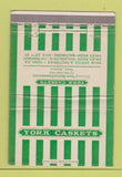 Matchbook Cover - York Caspeks York PA 40 Strike
