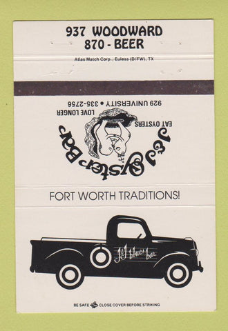 Matchbook Cover - J&J Oyster Bar Blues  40 Strike