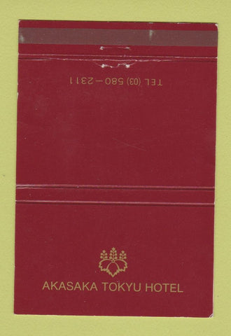 Matchbook Cover - Akasaka Tokyu Hotel Japan? 40 Strike