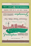Matchbook Cover - Framingham Motor Inn MA WEAR 40 Strike
