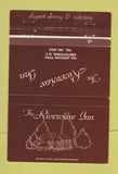 Matchbook Cover - Riverview Inn Smithtown NY 40 Strike