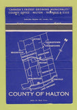 Matchbook Cover - Halton County Ontario Milton ON 40 Strike