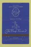 Matchbook Cover - Ambassador East Chicago IL Pump Room 40 Strike