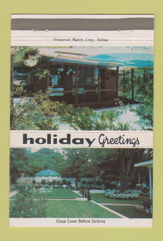 Matchbook Cover - Pearl's Yard Velma's Lake House Christmas 40 Strike