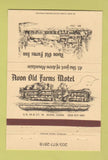 Matchbook Cover - Avon Old Farms Motel Avon CT 40 Strike