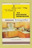 Matchbook Cover - Nickoson Sinktop kitchens Cincinnati OH 40 Strike