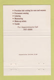 Matchbook Cover - Jerry's Hair Salon Millbrae CA 40 Strike