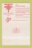 Matchbook Cover - Thunderbird Hotel Bloomington MN 40 Strike