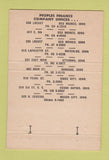 Matchbook Cover - Peoples Finance Des Moines IA Dubuque Ottumwa  40 Strike