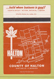 Matchbook Cover - Halton County Ontario Milton ON 40 Strike