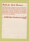Matchbook Cover - Halton County Ontario Milton ON 40 Strike