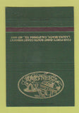 Matchbook Cover - Partners Bistro Laguna Beach CA 40 Strike