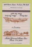 Matchbook Cover - Kutis Funeral Home St Louis MO CREASED 40 Strike