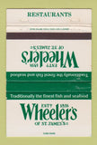 Matchbook Cover - Wheeler's Fish Restaurant London UK England WEAR 40 Strike