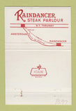Matchbook Cover - Raindancer Steak Amsterdam NY 40 Strike
