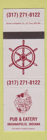 Matchbook Cover - Dinghy's Pub Eatery Indianapolis IN